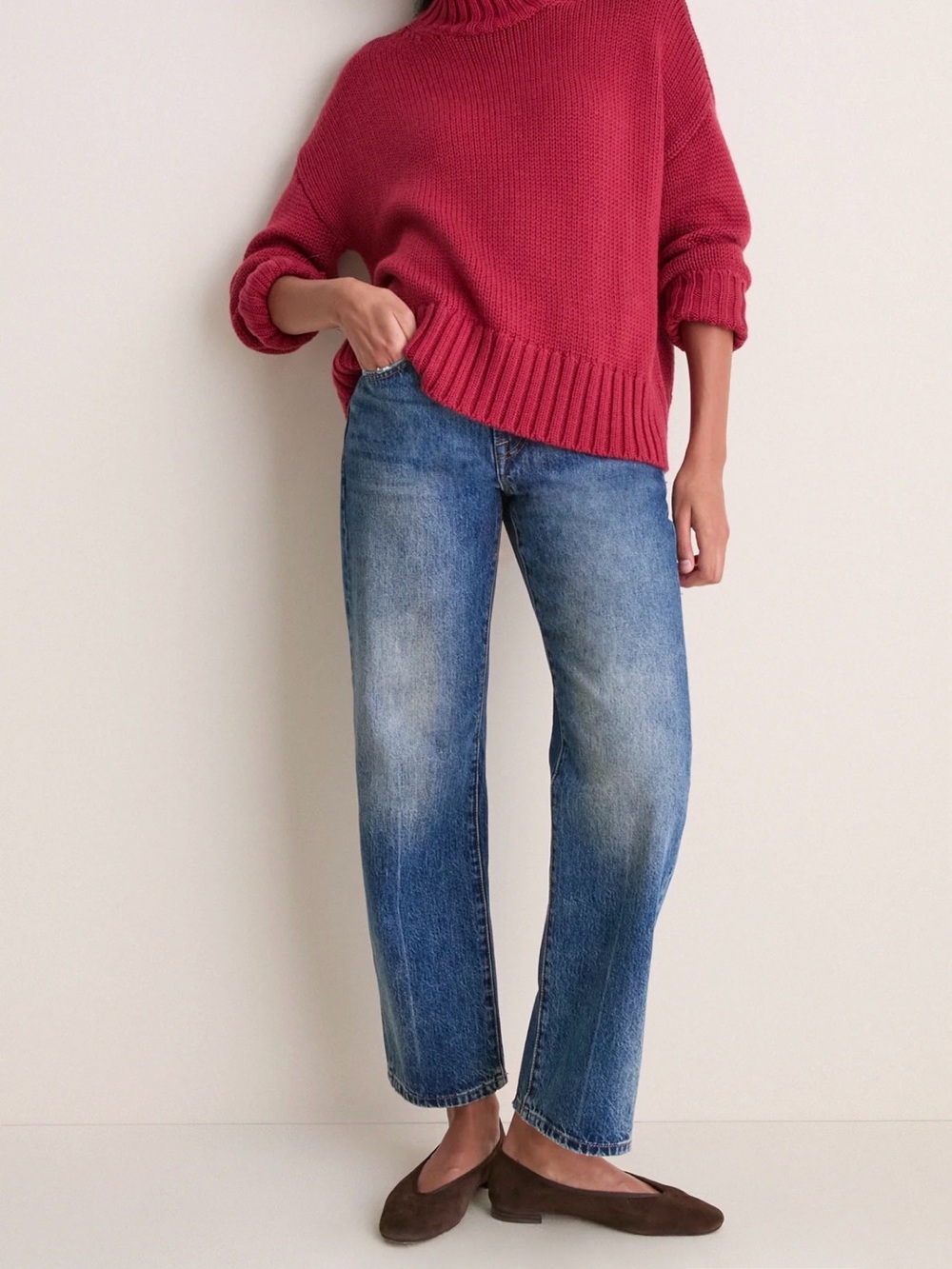 PISTOLA DENIM Artisan Lexi Mid Rise Bowed Straight Leg - SZ 25